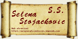 Selena Stojačković vizit kartica